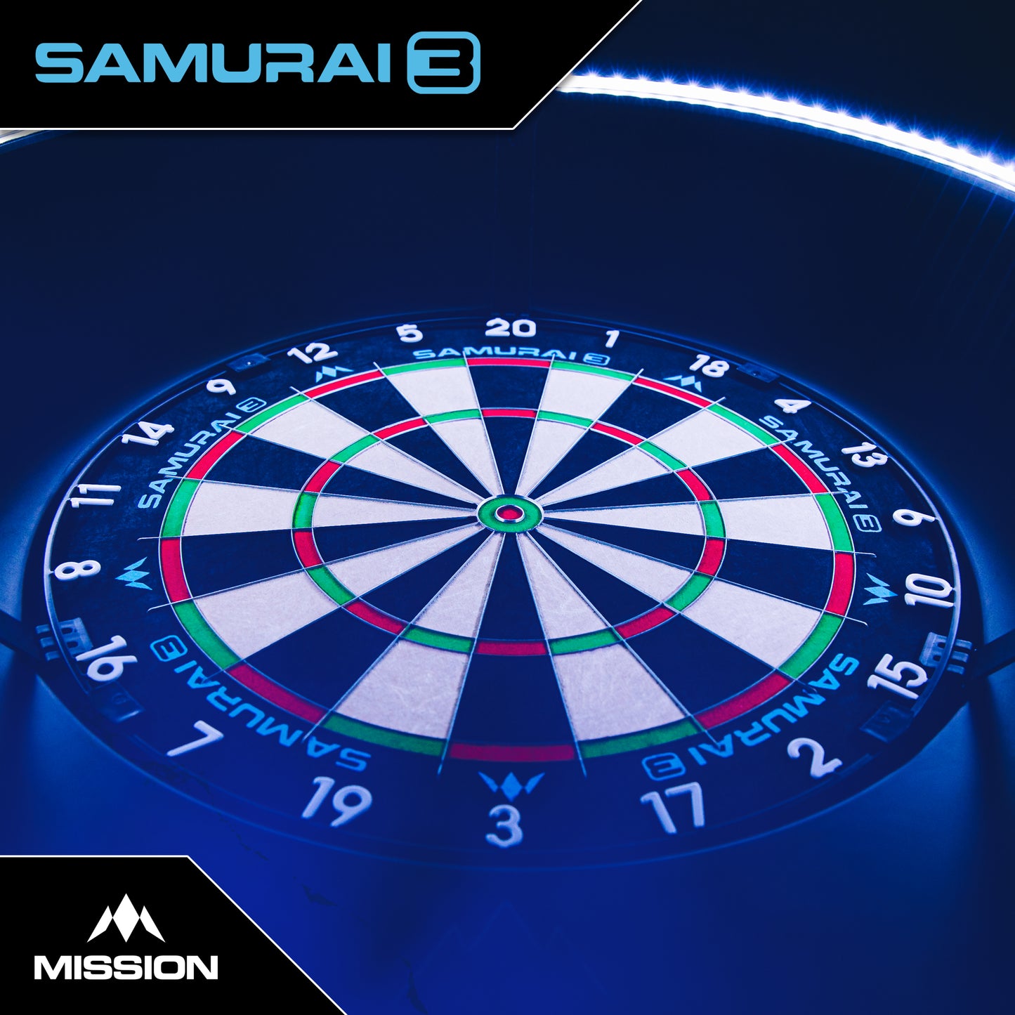 Samurai 3 Dartboard | Mission