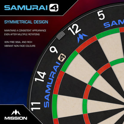 Samurai 4 Dartboard | Mission