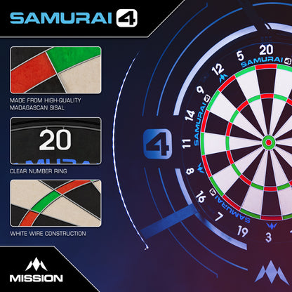 Samurai 4 Dartboard | Mission