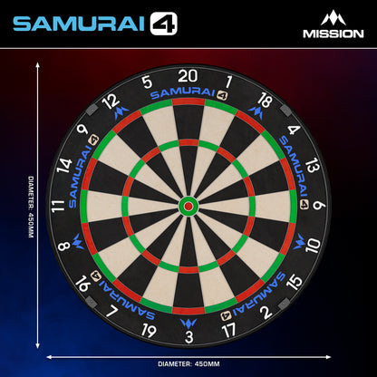 Samurai 4 Dartboard | Mission