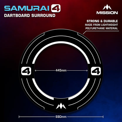 Samurai 4 Dartboard Surround | Mission