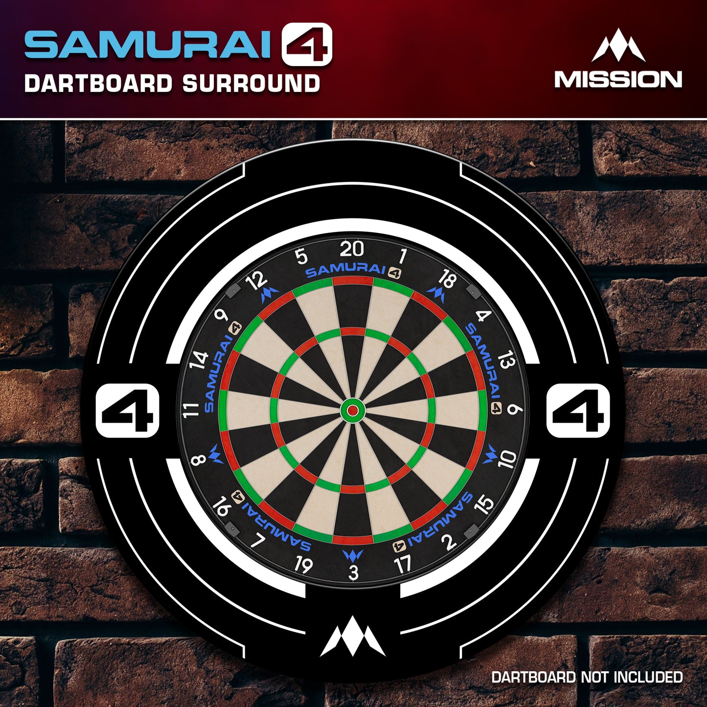 Samurai 4 Dartboard Surround | Mission