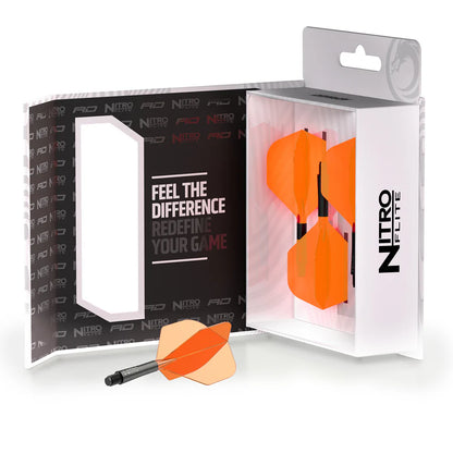 Nitro Flite Integrated Flight & Shaft Black & Orange | Red Dragon