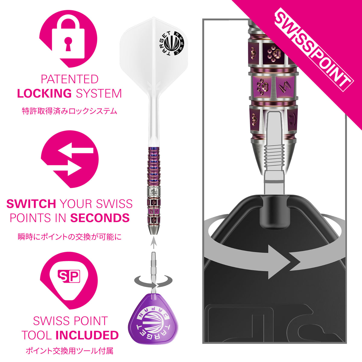 Mayuko Morita Prime Series Mayo G8 SP Steel Tip Darts | Target Japan