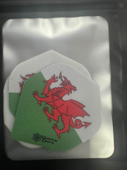 Wales Standard 100 Micron Flights | Quantum Darts