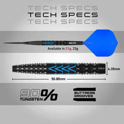 Amp Tapered Steel Tip Darts | Red Dragon