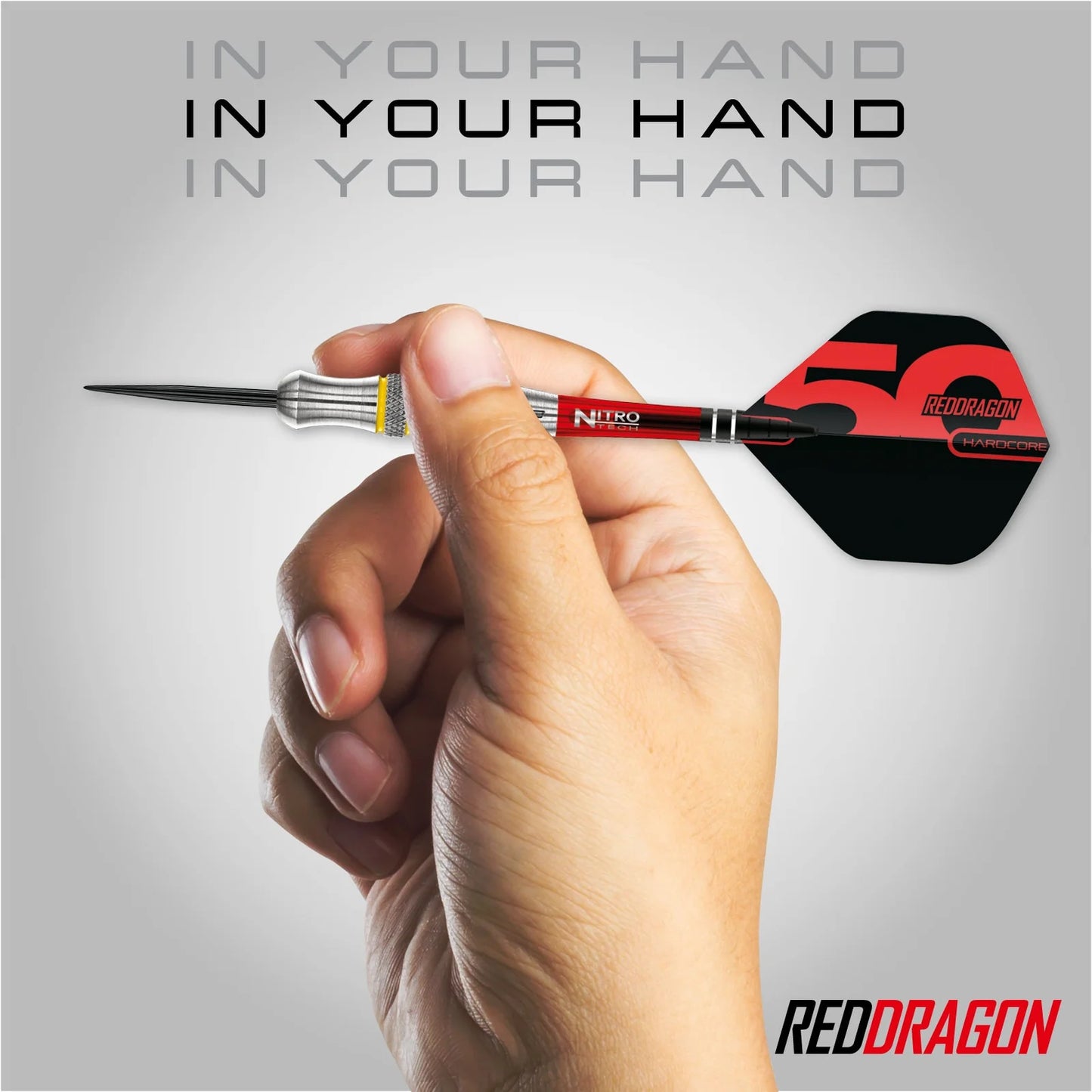50th Anniversary Collection - Chunky Stumpy 7 Steel Tip Darts | Red Dragon