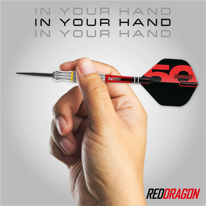 50th Anniversary Collection - Chunky Stumpy 7 Steel Tip Darts | Red Dragon