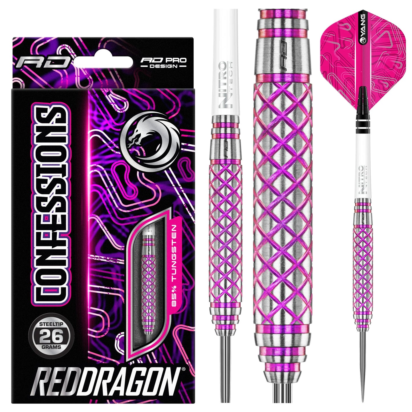 Confessions Steel Tip Darts | Red Dragon