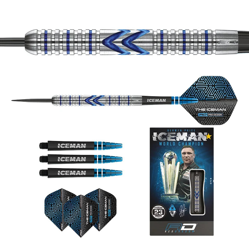 Gerwyn Price Midnight Edition Steel Tip Darts | Red Dragon