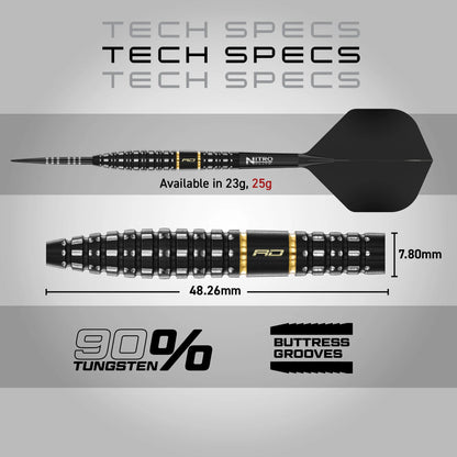 Ascend Torpedo Steel Tip Darts | Red Dragon