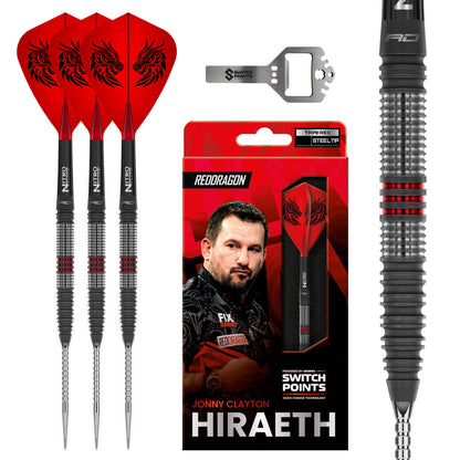 Jonny Clayton Hiraeth Switch Point Darts | Red Dragon