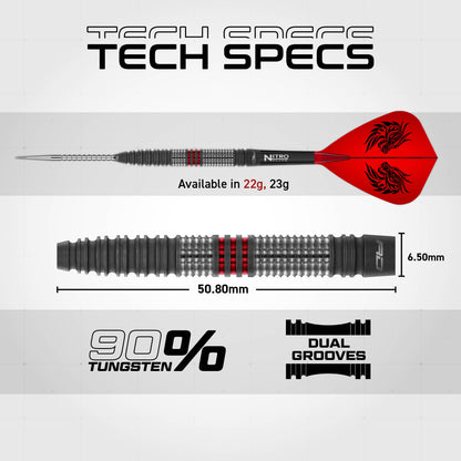 Jonny Clayton Hiraeth Switch Point Darts | Red Dragon