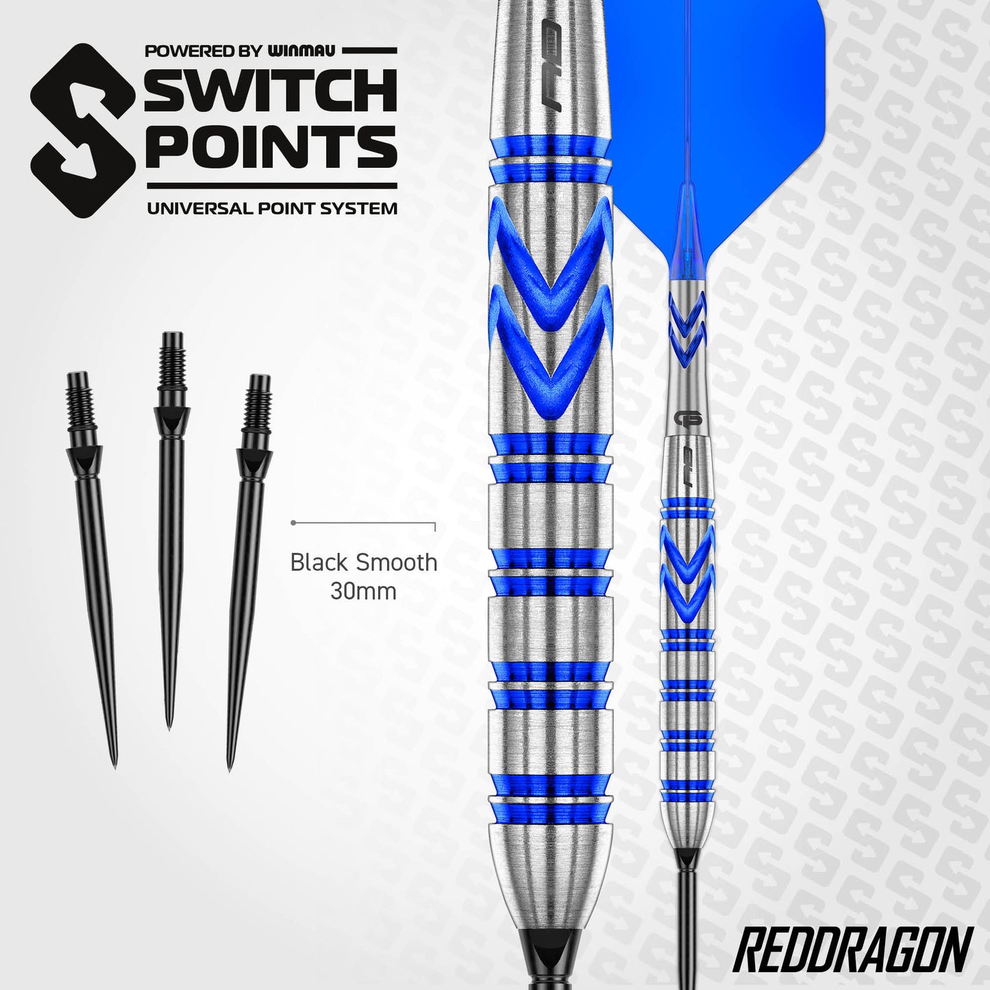 Gerwyn Price Blue Original Switch Point Darts | Red Dragon