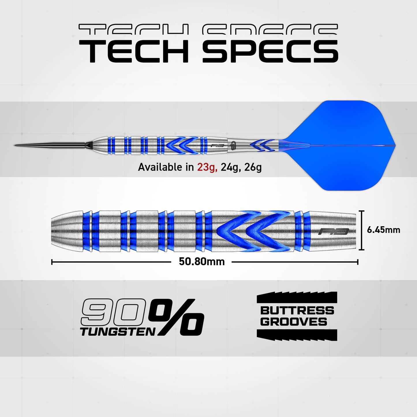 Gerwyn Price Blue Original Switch Point Darts | Red Dragon