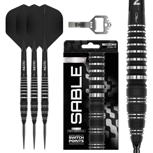 Sable 03 Bomb Switch Point Darts | Red Dragon