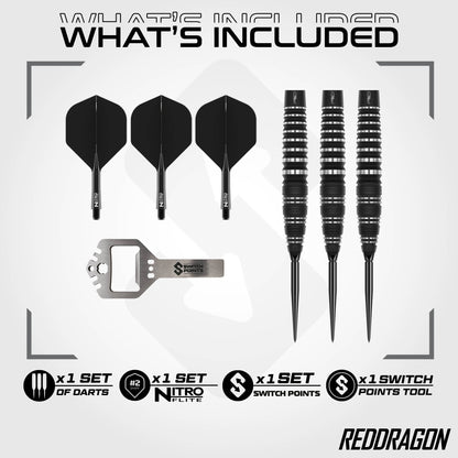 Sable 03 Bomb Switch Point Darts | Red Dragon