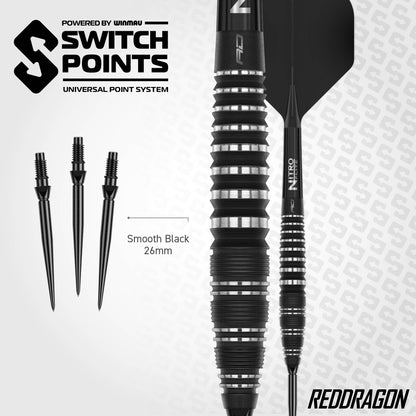 Sable 03 Bomb Switch Point Darts | Red Dragon