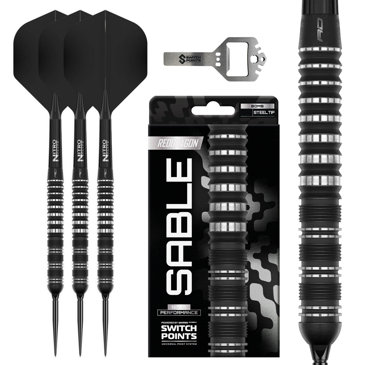 Sable 01 Parallel Switch Point Darts | Red Dragon
