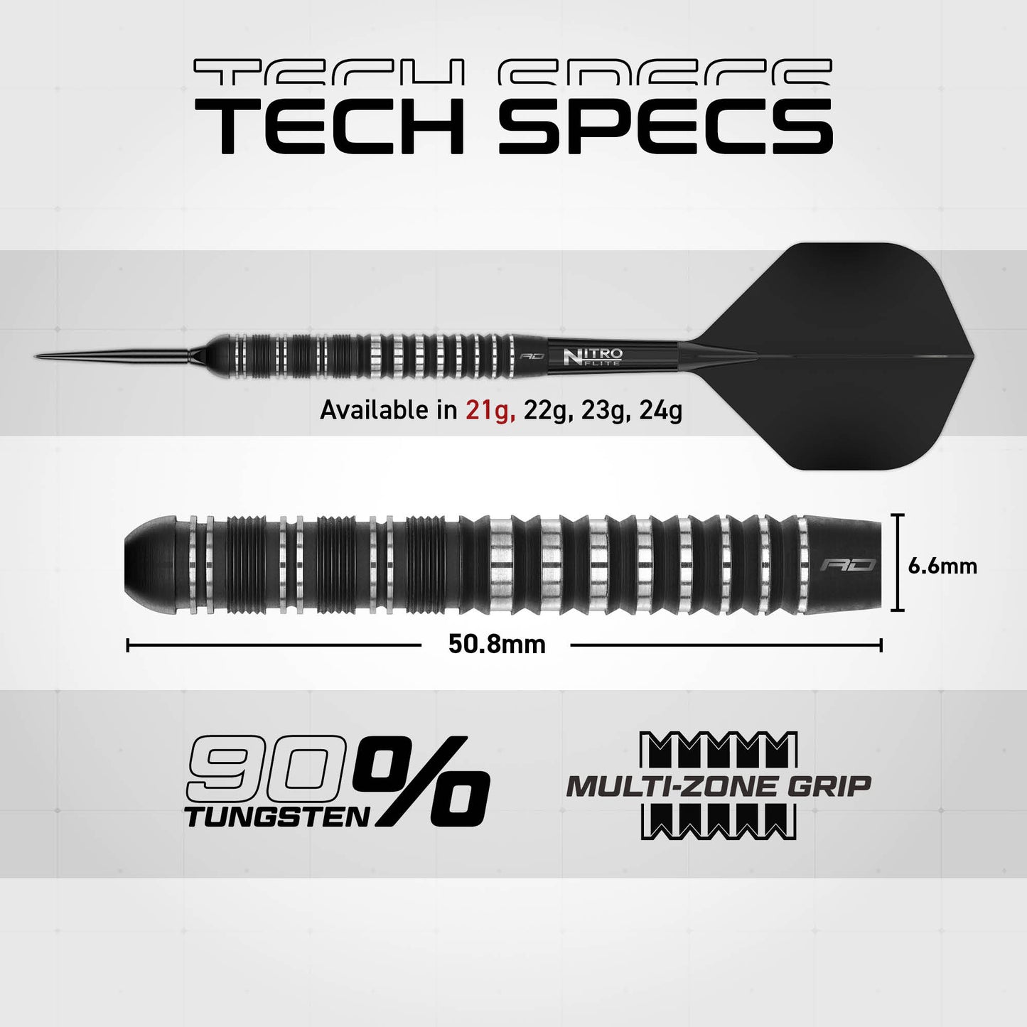 Sable 01 Parallel Switch Point Darts | Red Dragon