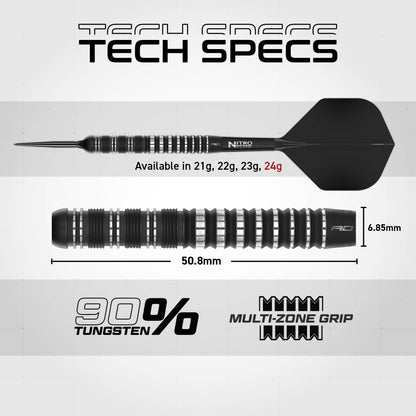 Sable 01 Parallel Switch Point Darts | Red Dragon