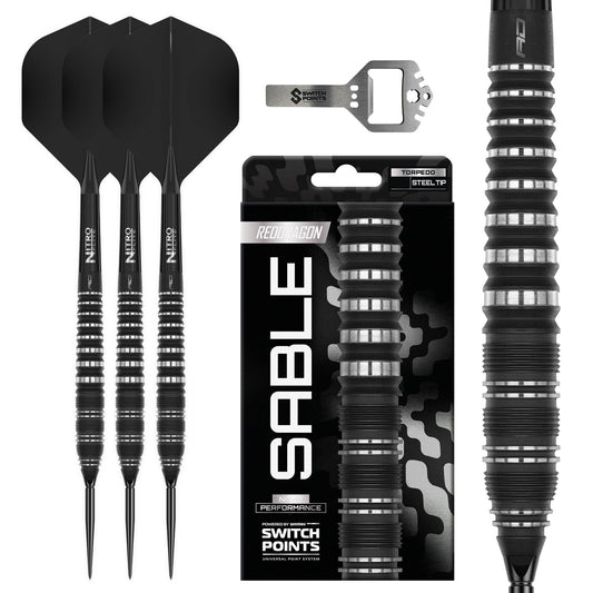 Sable 02 Torpedo Switch Point Darts | Red Dragon