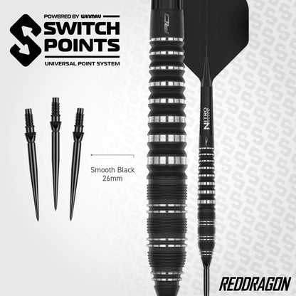 Sable 02 Torpedo Switch Point Darts | Red Dragon