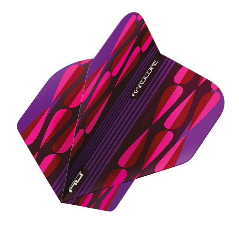 Pink Teardrop Hardcore Radical Standard Dart Flights | Red Dragon