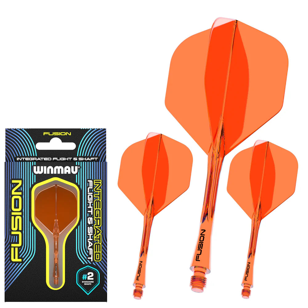 Fusion Integrated Flight & Shaft Orange | Winmau