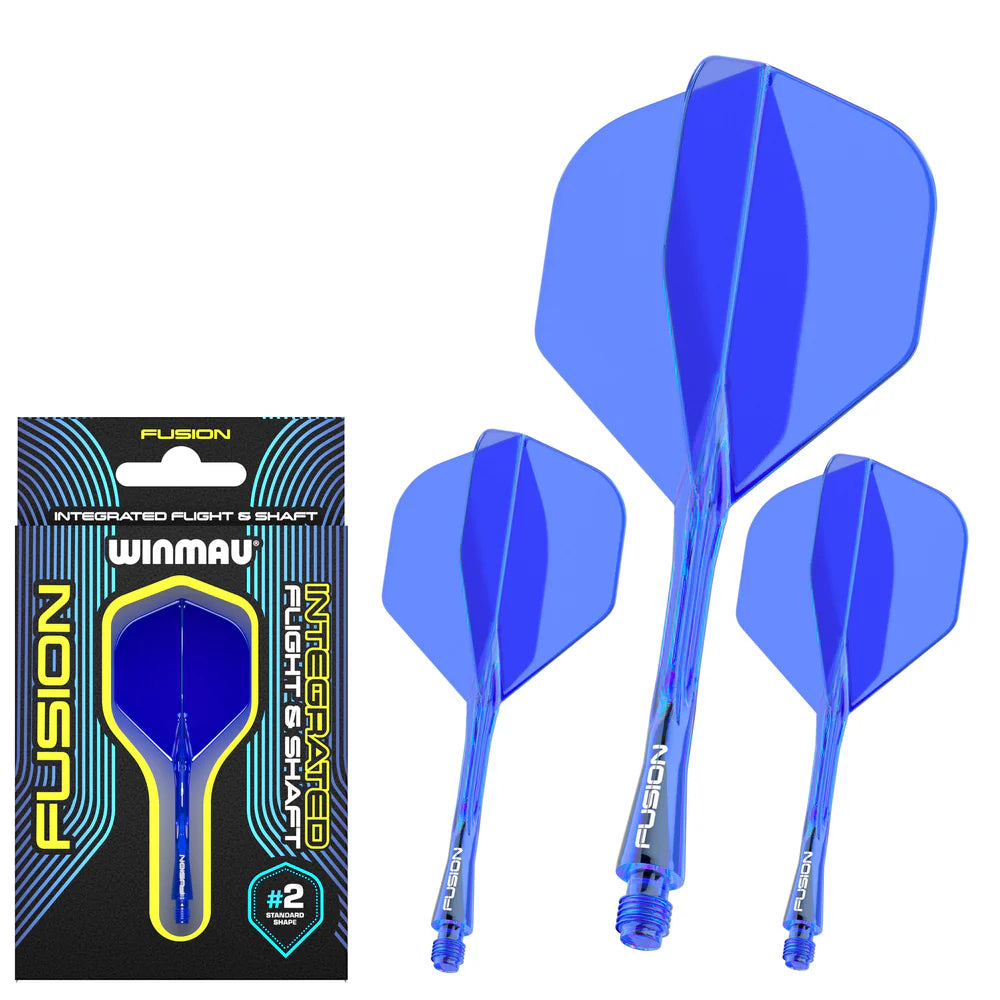 Fusion Integrated Flight & Shaft Blue | Winmau