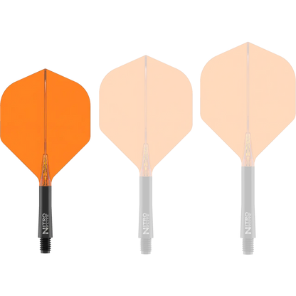Nitro Flite Integrated Flight & Shaft Black & Orange | Red Dragon