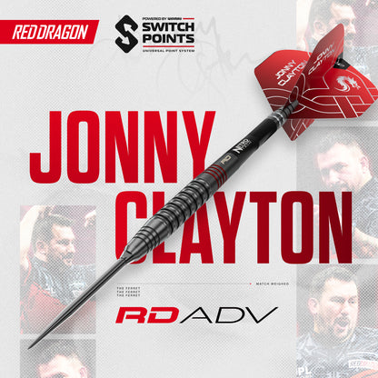 Jonny Clayton RD-ADV Switch Point Darts | Red Dragon