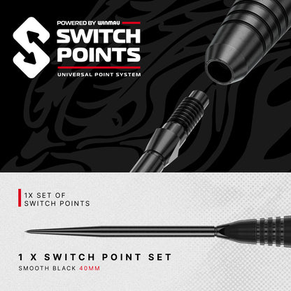 Jonny Clayton RD-ADV Switch Point Darts | Red Dragon