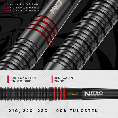 Jonny Clayton RD-ADV Switch Point Darts | Red Dragon