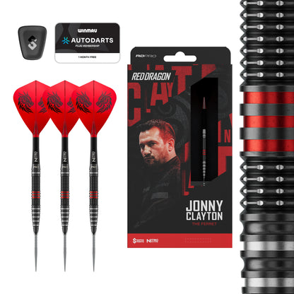Jonny Clayton RD-PRO Switch Point Darts | Red Dragon