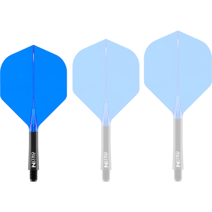 Nitro Flite Integrated Flight & Shaft - Black & Blue | Red Dragon
