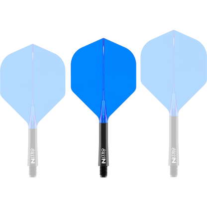 Nitro Flite Integrated Flight & Shaft - Black & Blue | Red Dragon