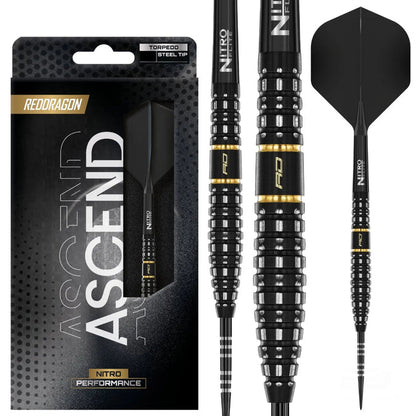 Ascend Torpedo Steel Tip Darts | Red Dragon