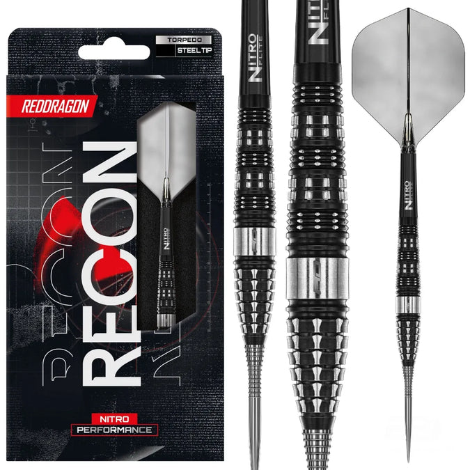 Recon Torpedo Steel Tip Darts | Red Dragon