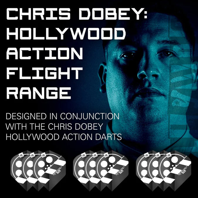 Chris Dobey Hollywood Action Pro Ultra No2 Flights - 3 Sets | Target