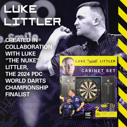 Luke Littler Cabinet & Dartboard Set | Target