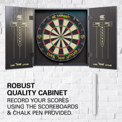Luke Littler Cabinet & Dartboard Set | Target