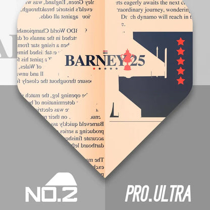 Barney 25 Pro Ultra No2 Dart Flights - 3 Sets | Target