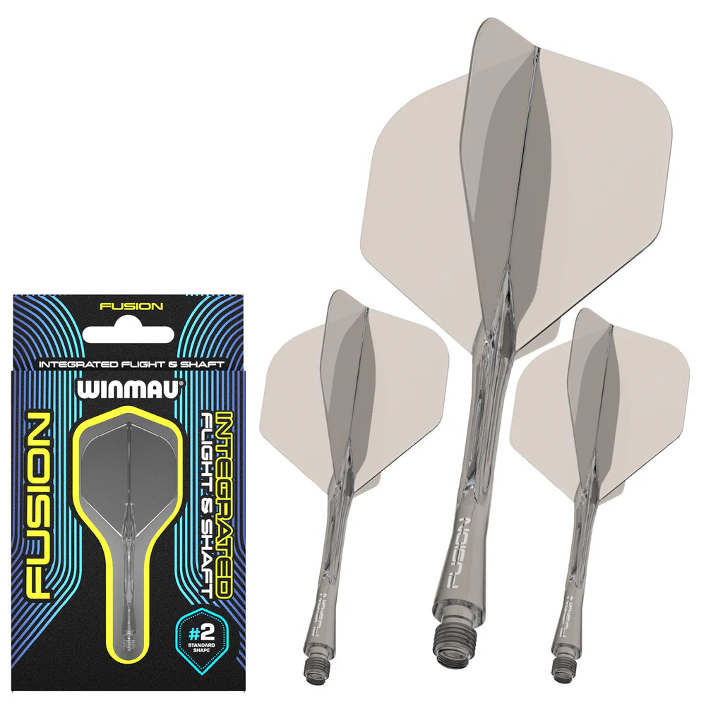 Fusion Integrated Flight & Shaft Grey | Winmau