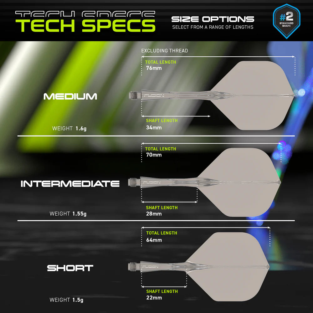 Fusion Integrated Flight & Shaft Grey | Winmau