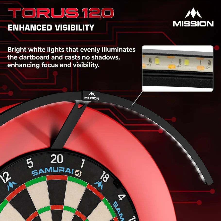 Torus 120 Dartboard Light | Mission