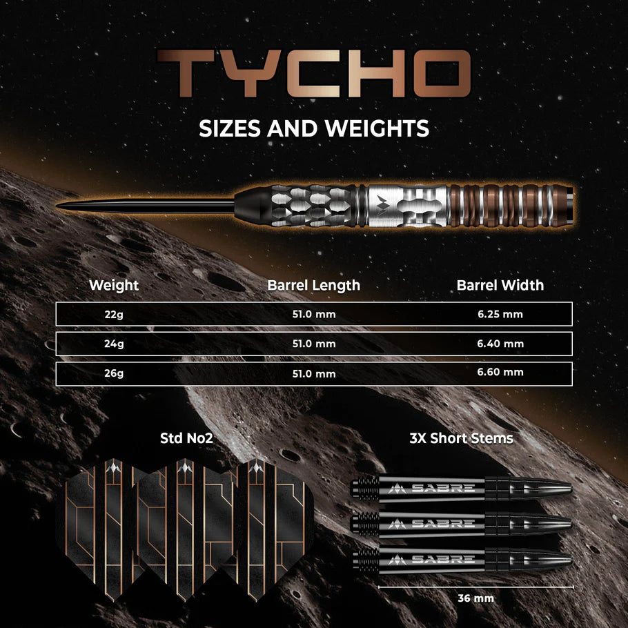 Tycho Steel Tip Darts | Mission