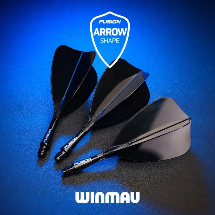 Fusion Arrow Integrated Flight & Shaft - Black | Winmau