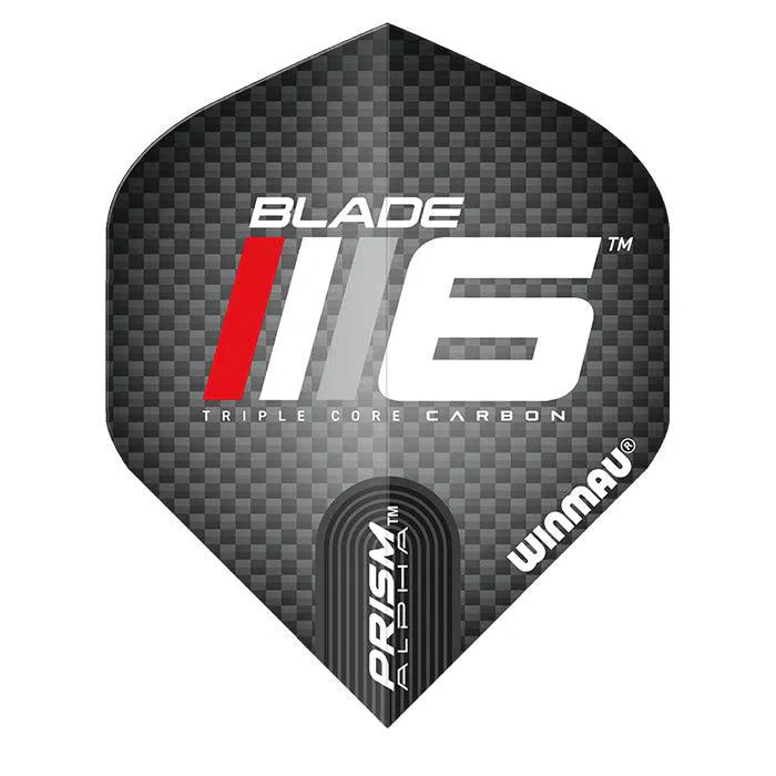 Prism Alpha Blade 6 Logo Flights | Winmau