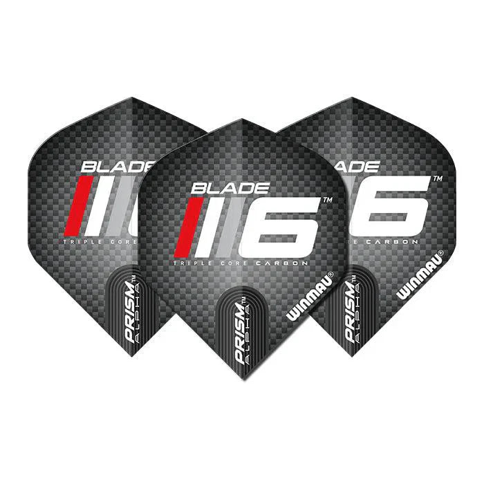 Prism Alpha Blade 6 Logo Flights | Winmau